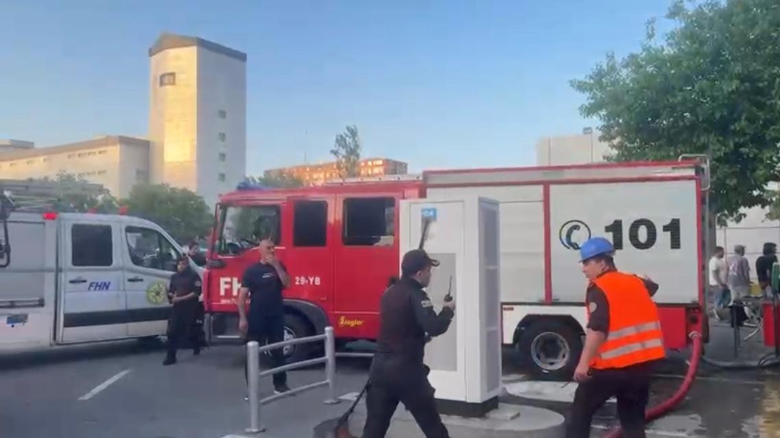 Yasamaldakı yanğın söndürüldü - YENİLƏNİB (VİDEO/FOTOLAR)